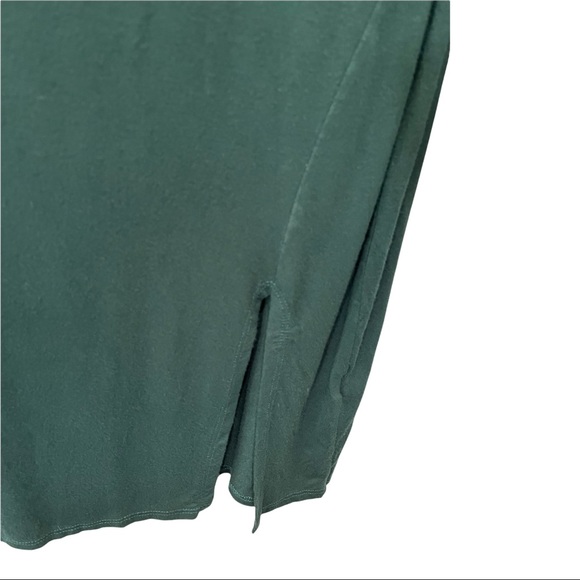 LULU'S HOW I WONDER FOREST GREEN LONG SLEEVE SIDE SLIT BODYCON DRESS - Picture 10 of 15